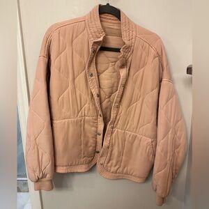 Blank NYC Quilted Peach Jacket